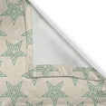 thumbnail image 5 of Ambesonne Stars Grommet Curtain, Bullseye Shapes Pattern, 50" x 72", Beige and Pale Green, 5 of 6