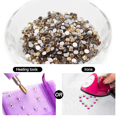 thumbnail image 3 of Crystal Rhinestones,Flat Back Glass Stones for Nail Art, DIY Crafts, 3 of 5