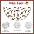 thumbnail image 3 of Fotbe German Shepherd Dog Pattern Christmas Tree Skirt, Tree Skirts Plush Christmas Decorations, Christmas Tree Skirts Xmas Decorations Holiday Party Decor-48", 3 of 6