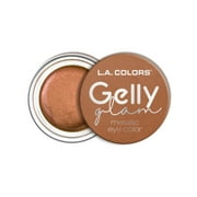 1 L.A. Colors [ CES282 Makeup Junkie ] Gelly Glam Metallic Eye Color Eyeshadow + Free Zipper Bag