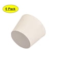 thumbnail image 1 of Tapón de goma sólido con forma cónica de Unique Bargains para tapón de tubo de laboratorio 1.5" x 1.8" x 1.22" Blanco 10 piezas, 1 of 5