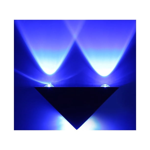 Lámpara De Pared LED Triangular De Aluminio 3W 85-265V Apliques De Pared Modernos Luz Simple Lámparas De Decoración Para Interiores Y Exteriores Pasillo Bar Café