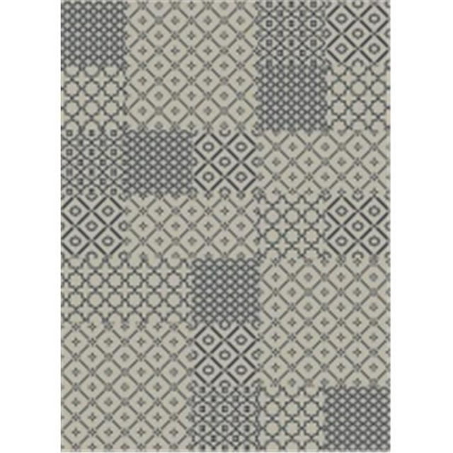 Dynamic Rugs PZ4676475501 Tapis Piazza&44; Beige & Bleu - 3,11 x 5,7 Po.