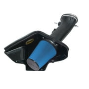 Angle View: Airaid 07-09 Shelby GT500 Mustang MXP Intake System w/ Tube (Dry / Blue Media)