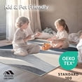 thumbnail image 4 of ODIKA 8'x10' Machine Washable Non-Slip Area Rug, Modern Ripple Fluid Wave High Traffic Rug, Navy, 275259, 4 of 7