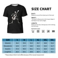 thumbnail image 4 of Graphic tees Skeleton Playing Guitar Vicious Men's Short Sleeve T-Shirt (Multiple Designs) Black, 4 of 7
