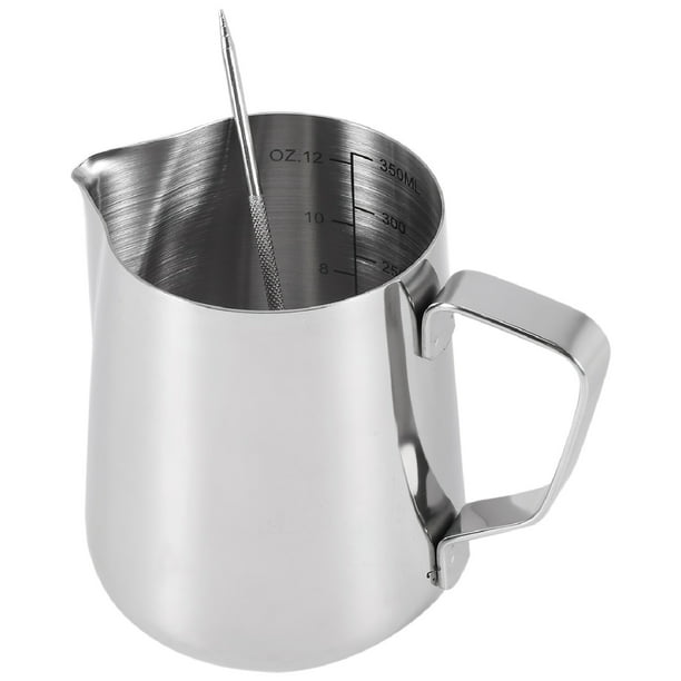 Milk Frothing Pitcher 350Ml (12Oz)Steaming Pitchers Stainless Steel