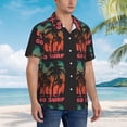 thumbnail image 6 of Uemuo Go Surfer Printed Regular Fit Short Sleeve Casual Hawaiian Shirt for Men,Aloha shirt,Tropical shirt,Floral print shirt,Vacation Beach shirt-Small, 6 of 9