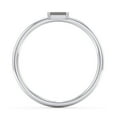 thumbnail image 3 of Bague Baguette Empilable Est-Ouest avec Pierre de Naissance - Quartz Fumé (Juin), 3 of 5