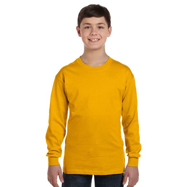 Gildan Gd 5400B Yth 5.3 Oz Hvy Ctn Ls