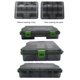 thumbnail image 2 of Caja de pesca portátil, cebo impermeable, cajas de anzuelos, herramienta de pesca (verde grande), 2 of 6