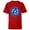 Red, variant on Marvel Avengers Assemble A-Logo Team Blue - Short Sleeve T-Shirt for Kids - Customized-White