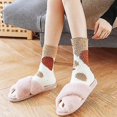 thumbnail image 4 of 1Pcs Calcetines de invierno para mujer con garras de gato, cálidos, suaves y esponjosos, zapatillas informales, calcetines de suelo, 4 of 5