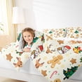 thumbnail image 4 of Castle Fairy Gingerbread Deer Christmas Comforter Set, Queen, 3-Piece, 4 of 8