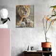 thumbnail image 3 of Wall Decor Artwork Home Wall Decor Canvas Wall Art Home Artwork Jesus Lion Of Judah Ready To Hang 16x20 Inches, 3 of 5