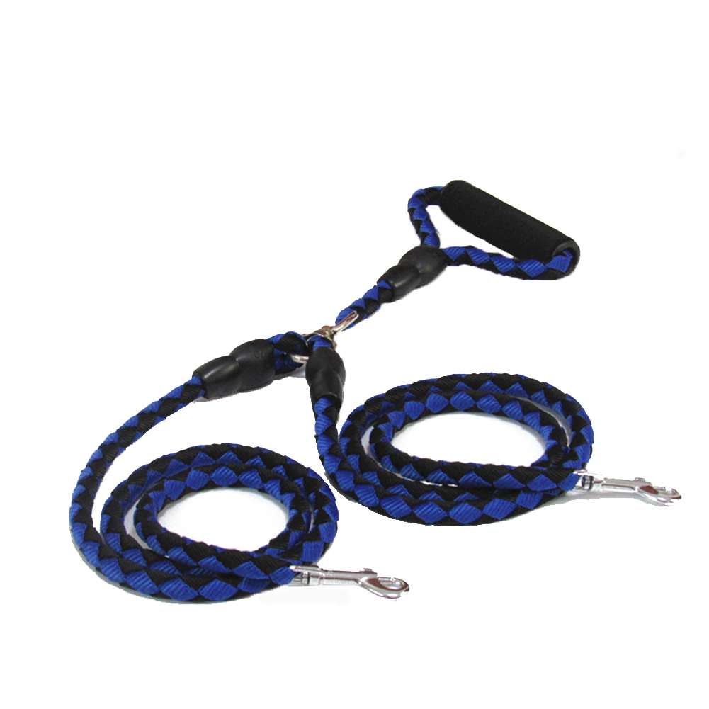 dog leash with two hooks