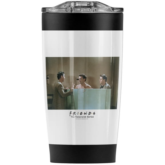 Friends Naked Stainless Steel Tumbler 20 oz Coffee Travel Mug/Cup, Vacuum Insulated & Double Wall with Leakproof Sliding Lid | Great for Hot Drinks and Cold Beverages