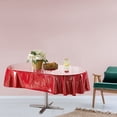 thumbnail image 2 of Mantel de vinilo transparente FeelingWarm de 60 x 90 cm, ovalado, 2 of 7