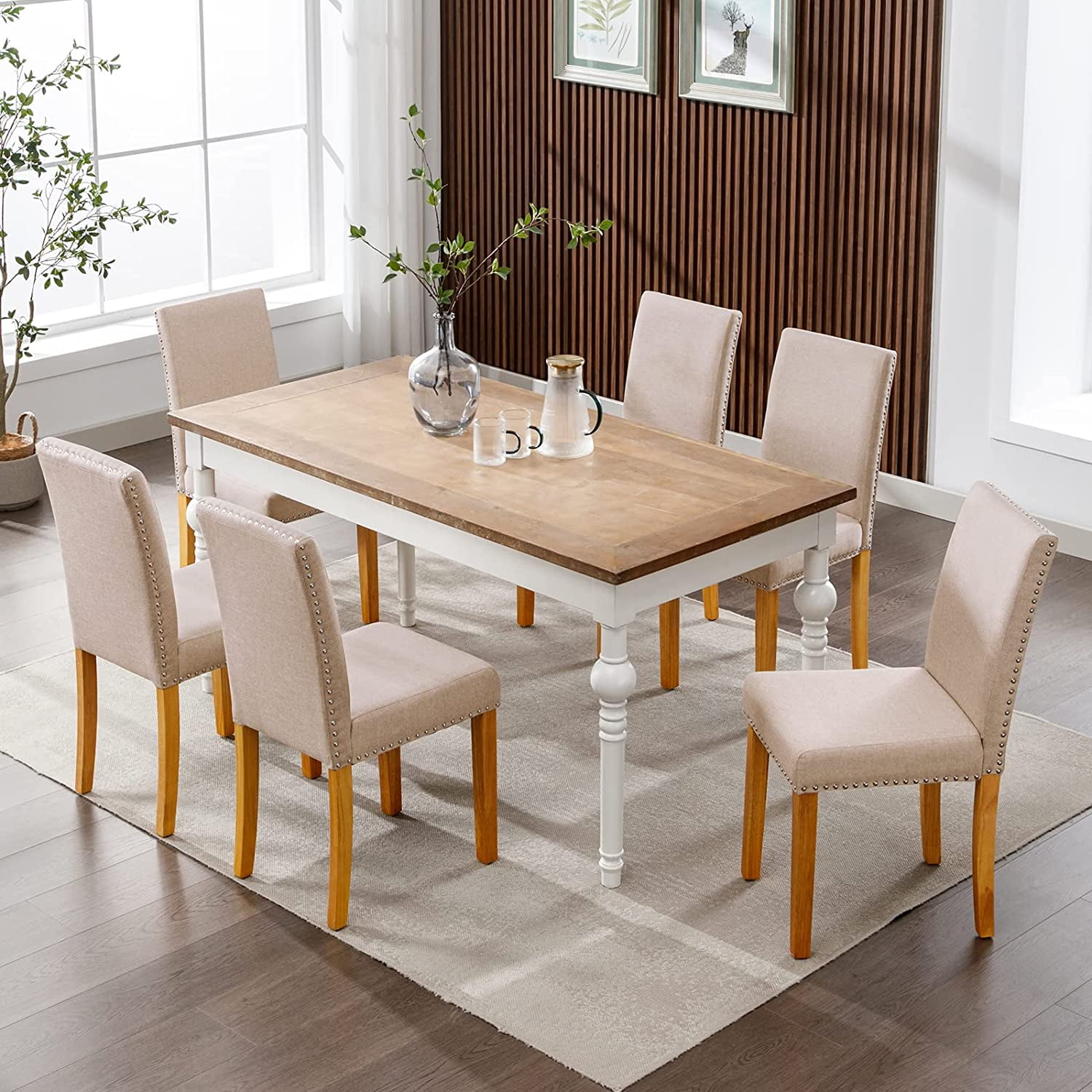 Cream coloured online dining chairs