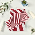 thumbnail image 6 of SKYSONIC 3 Pack Towel Funny Red and White Stripes Cotton Bath Towel Set (1 Bath Towel, 1 Hand Towel, 1 Washcloth) for Bathroom, Super Soft and Quick Dry Towels, 6 of 7