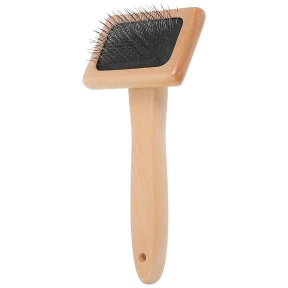 OUNONA Wooden Wool Carder Hand Carders Spinning Slicker Brush Wool Brush Needle Felting Tools for Yarn Weaving Blending Roving Craft Project