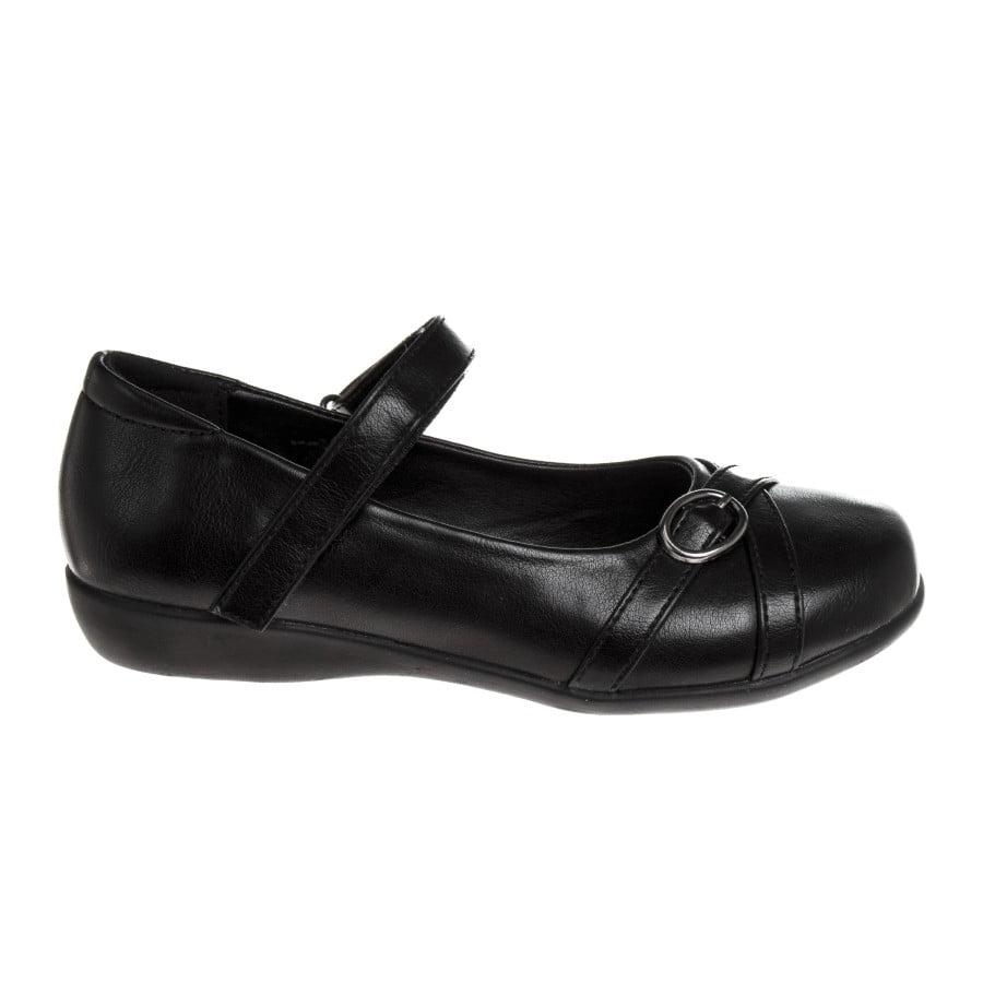 French Toast Little Kids Slip On Girls School Uniform Dress Shoes- Black, 4