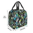 thumbnail image 3 of Honeii sport sonw board Print Lunch Bag Women, Lunch Box Lunch Bag for Women Adult Men, Small Leakproof Cute Lunch Tote Large Capacity Reusable, 3 of 8