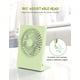 thumbnail image 5 of Zuvas Ventilador de escritorio con pilas, recargable con inclinación de 180 °, plegable, personal, ultra silencioso, pequeño ventilador portátil, ventilador USB de viento fuerte ajustable de 3 velocid, 5 of 5