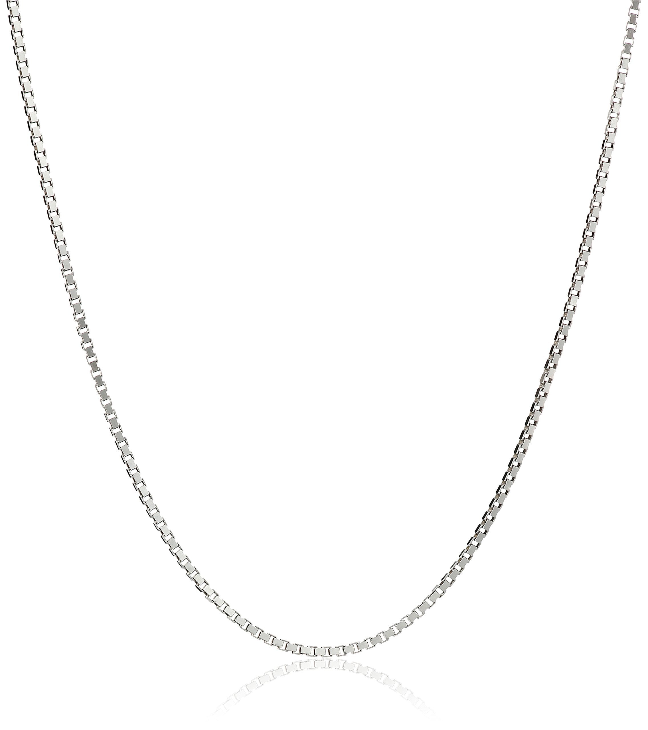 Honolulu Jewelry Honolulu Jewelry Company Sterling Silver 1mm Box Chain Necklace 14 Quot 36 Quot 14 0 Inches Walmart Com Walmart Com