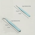 thumbnail image 6 of Professional Tweezer Set, Slant Tip Tweezers for Eyebrows, Facial Hair & Lash Tweezers, Stainless Steel Precision Hair Removal Tools, 6 of 9