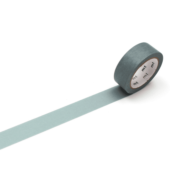 MT Solids Washi Paper Masking Tape [Produced in Japan]: 3/5 in. x 23 ft. (Charcoal Grey)