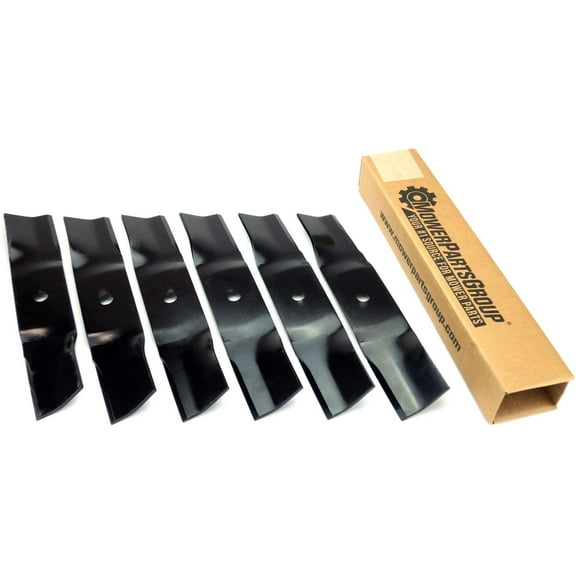 (6) High Lift Blades Compatible With Cub Cadet 44" Z Force 01008616, 02005020