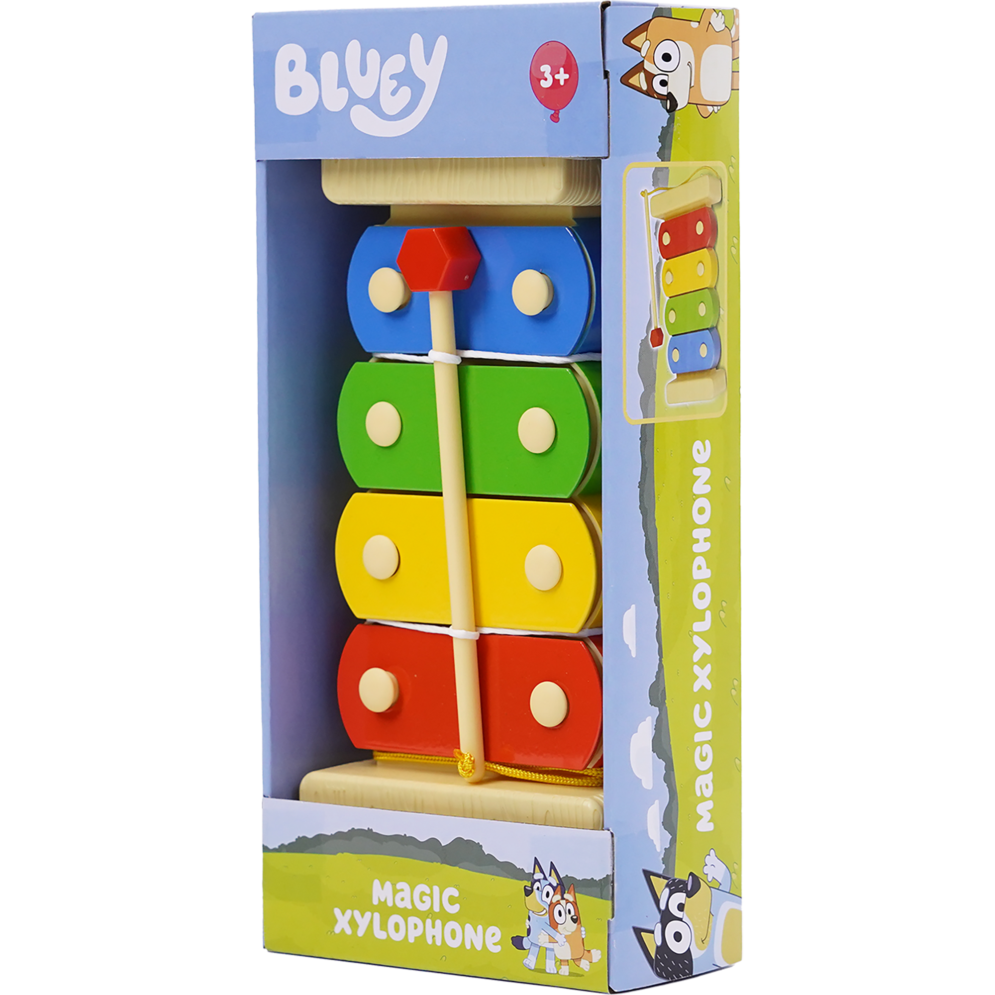 Bluey Xilófono Mágico - Juguete Musical para Niños con Mazo Seguro para Niños 6