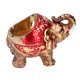 thumbnail image 2 of Cenicero de estilo europeo retro con forma de elefante, esférico, de aleación de zinc, con tapa., 2 of 14