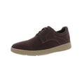 thumbnail image 1 of Rockport Mens Caldwell Plaintoe Leather Lace Up Oxfords Brown 10 Medium (D), 1 of 3