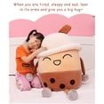 thumbnail image 3 of hirigin Cute Plush Doll, Funny Creative Boba Milk Tea Cup Shape Stuffed Soft Toy Gift for Boys and Girls Party Supplies, 3 of 4