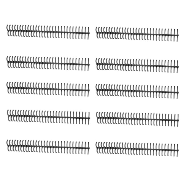 Spiral Binding Coil, Sheet Binding Comb 130 Sheets Capacity For Paper Black