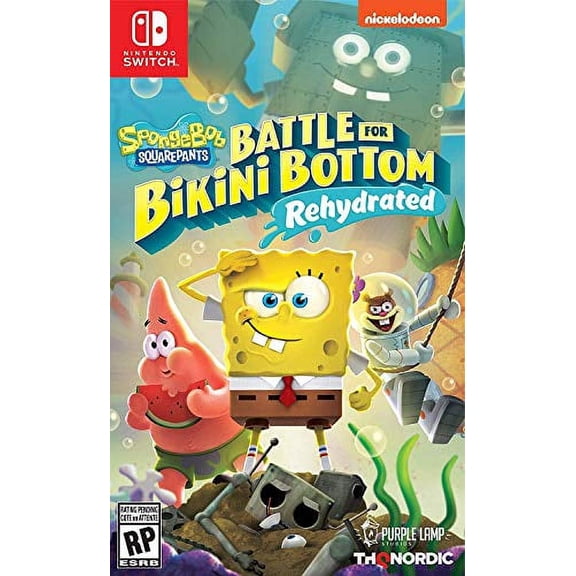 Spongebob Squarepants: Battle for Bikini Bottom Rehydrated, THQ Nordic, Nintendo Switch