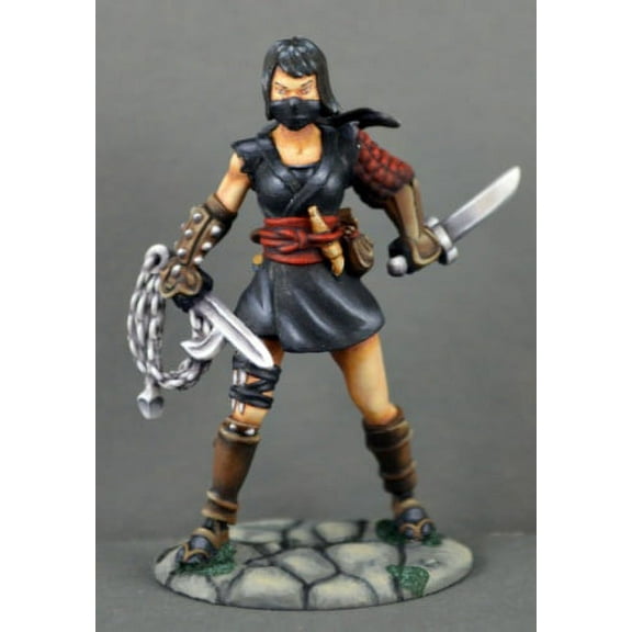 Reaper Miniatures Kiri, Female Ninja#03812 Dark Heaven Unpainted Metal Figure