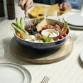 thumbnail image 3 of Staub Ceramic 11.5-inch Shallow Serving Bowl - Dark Blue, 3 of 5