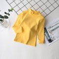 thumbnail image 4 of UAYOTSE Girls Long Sleeve Mock Neck Shirt Solid Color Stretchy Soft Base Layer Underwear Top, 4 of 9