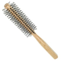 ACDANC Hair Styling Brush Wooden Round Hair Brush Roll Hair Brush Hair Blow Drying Brush