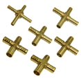 thumbnail image 4 of S SERENABLE prostys Barbed Wire Fittings Pneumatic Cross Coupler prosty Male Thread Gas, 4 of 9