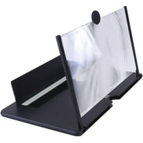 Mobile Phone Magnifier Projector Screen, Portable Stand with Speaker Enlarger for Clearer Video Viewing
