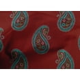 thumbnail image 4 of oneOone Cotton Poplin Fabric Paisley Block Printed Fabric 1 Yard 42 Inch Wide, 4 of 4