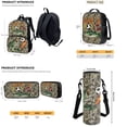 thumbnail image 5 of Yuyamidu Fish Camo Kids Bookbag Set with Lunch Bag for Boys 1st Grade 4 Piece Backpack Set for Kids 5-6/7-8 Lunch Box Pencil Case Water Bottle Sleeve Elementary School Bag Girls Book Bags, 5 of 7