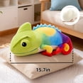 thumbnail image 3 of Realistic Plush Chameleon Stuffed Animal Toys, Easter Lizard Stuffed Animal Plush Pillow Decoration, 3 of 5