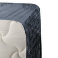 thumbnail image 3 of Ambesonne Nature Fitted & Top Sheet Set with Shams, Night Woodland by the Lake, Purpleblue and Black, 3 of 4