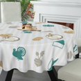 thumbnail image 5 of Eveokoki Fall Round Tablecloth,Harvest Tablecloth 60 inch,Thanksgiving Indoor or Outdoor Holiday Table Harvest Fall Decorations for Home,Dinner, 5 of 5