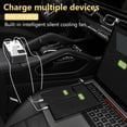 thumbnail image 2 of 200W Car Power Inverter DC 12V to 110V AC,Cigarette Lighter Adapter Plug with [65W USB-C]/USB-Fast Charger 24W/Multiple USB/Laptop car Charger with Voltage Display, 2 of 6